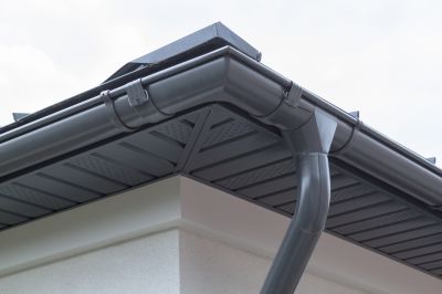 Finished Gutter System on a Home